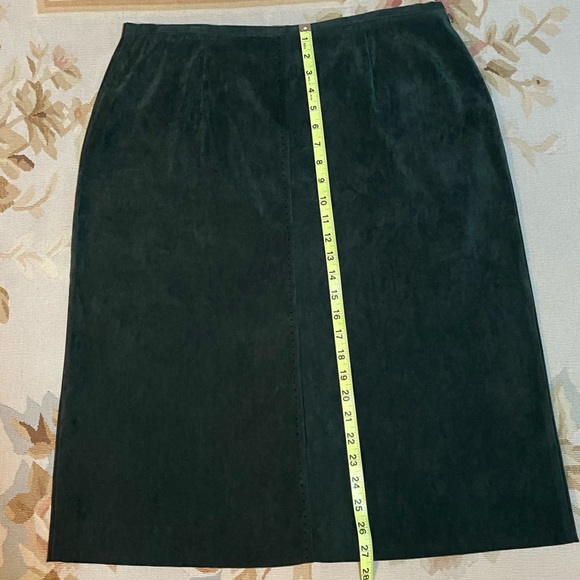 Vintage green skirt by First Option size 16 - Picture 2 of 6